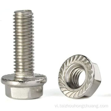 Thép không gỉ DIN 6921 Hex Flange Head Bolt